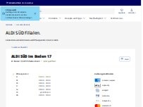 Website Screenshot ALDI SÜD