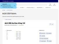 Website Screenshot ALDI SÜD