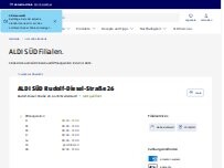 Website Screenshot ALDI SÜD
