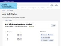 Website Screenshot ALDI SÜD