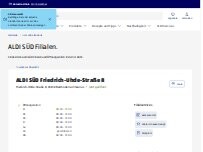 Website Screenshot ALDI SÜD