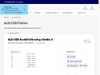 Website Screenshot ALDI SÜD
