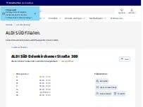 Website Screenshot ALDI SÜD
