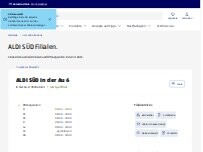 Website Screenshot ALDI SÜD