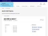 Website Screenshot ALDI SÜD
