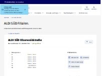 Website Screenshot ALDI SÜD