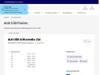 Website Screenshot ALDI SÜD