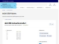 Website Screenshot ALDI SÜD