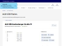 Website Screenshot ALDI SÜD
