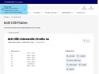 Website Screenshot ALDI SÜD