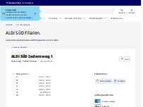 Website Screenshot ALDI SÜD