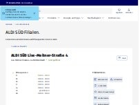 Website Screenshot ALDI SÜD