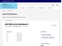 Website Screenshot ALDI SÜD