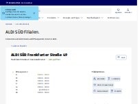 Website Screenshot ALDI SÜD