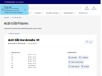 Website Screenshot ALDI SÜD
