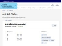 Website Screenshot ALDI SÜD
