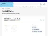 Website Screenshot ALDI SÜD