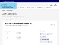 Website Screenshot ALDI SÜD