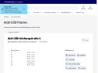 Website Screenshot ALDI SÜD