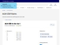 Website Screenshot ALDI SÜD