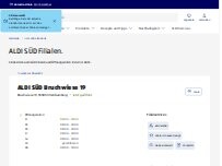 Website Screenshot ALDI SÜD