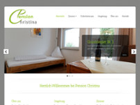 Pension Christina website screenshot