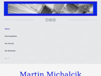 Rechtsanwalt Martin Michalcik website screenshot