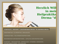 Heilpraktiker-Praxis Derma "de luxe" website screenshot