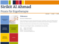 Sirikit Al Ahmad Praxis für Ergotherapie website screenshot