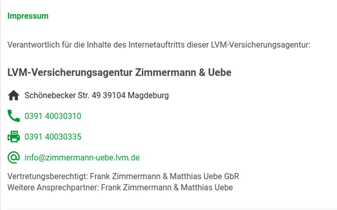Bilder LVM Versicherung Zimmermann & Uebe - Versicherungsagentur