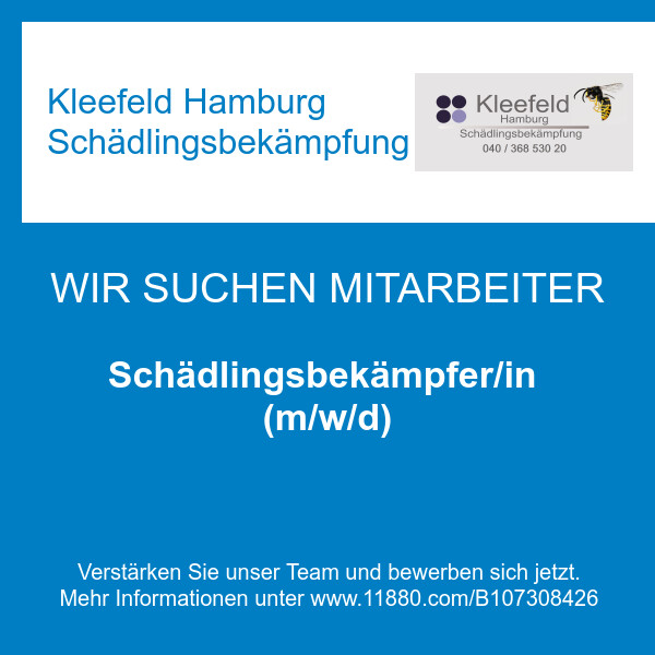 Bilder Kleefeld Hamburg Schädlingsbekämpfung