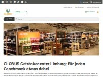 Website Screenshot GLOBUS Getränkecenter Limburg