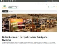 Website Screenshot GLOBUS Getränkecenter Forchheim