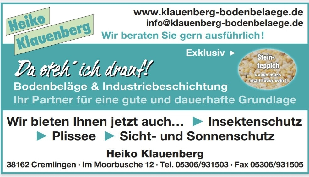 Bilder Heiko Klauenberg Bodenbeläge