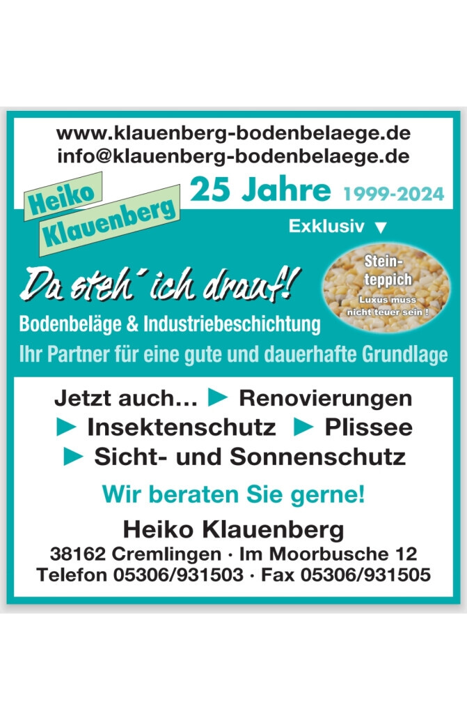 Bilder Heiko Klauenberg Bodenbeläge