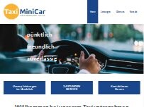 Website Screenshot TAXI Mini Car