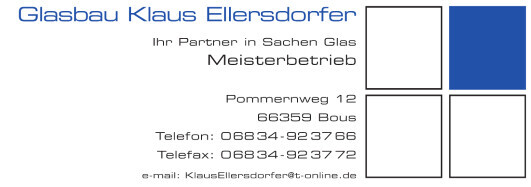 Glasbau Klaus Ellersdorfer Logo