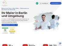Website Screenshot Malermeister Erik Tomas