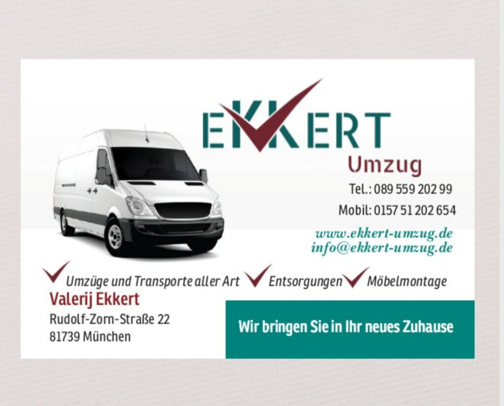Bilder EKKERT Umzug
