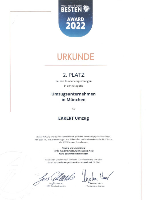 Bilder EKKERT Umzug