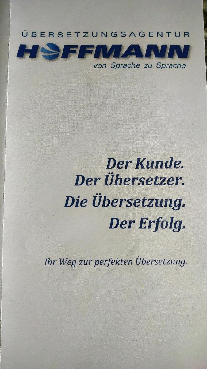 Bilder Übersetzungsagentur Hoffmann