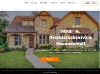 Website Screenshot Haus- &. Grundstückservice Hell