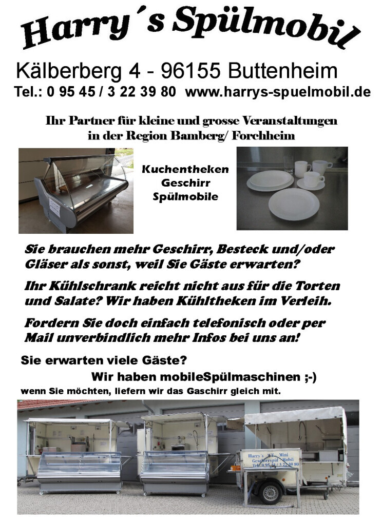 Bilder Harry`s Spülmobil und Geschirrverleih / Gläserverleih