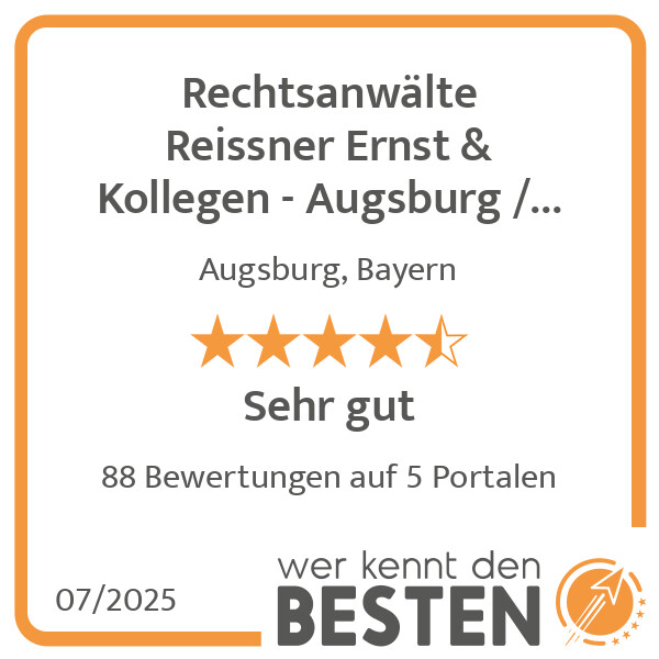 Bilder Rechtsanwälte Reissner Ernst & Kollegen - Augsburg / Starnberg