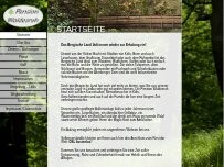 Website Screenshot Pension Waldesruh Inh. Ralf Nickold