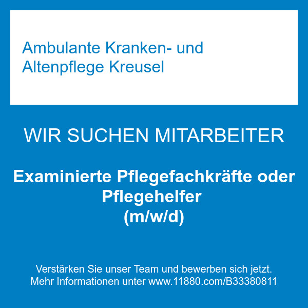 Bilder Ambulante Kranken- und Altenpflege Kreusel