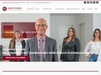 Website Screenshot Rechtsanwalt Dr. Heinz Schmid