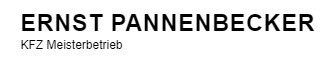 KFZ-Meisterbetrieb Ernst Pannenbecker Logo