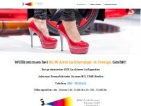 Website Screenshot SGW Autolackierung & Design GmbH
