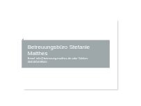 Website Screenshot Betreuungsbüro Stefanie Matthes